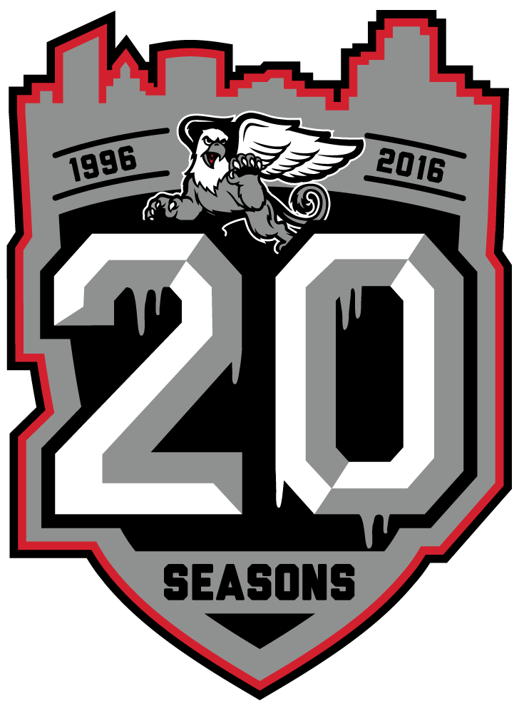 Grand Rapids Griffins 2016 Anniversary Logo iron on transfers for clothing